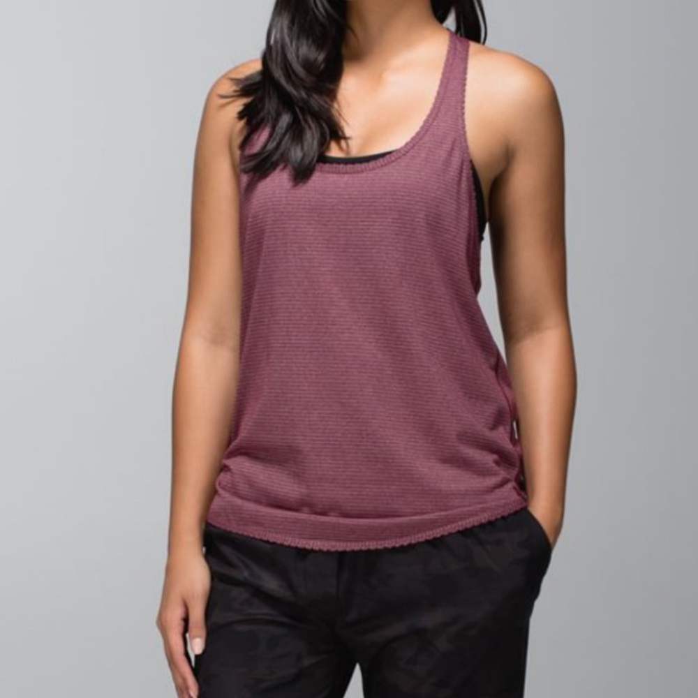 Lululemon 105 F Singlet Tank‎ Purple Fog